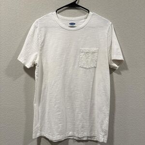 White pocket tee